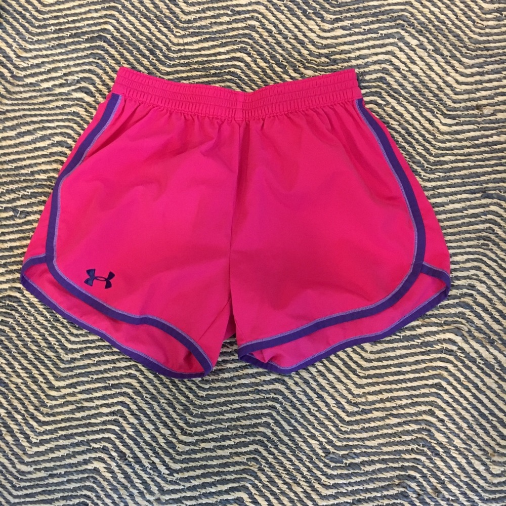 Pink Under Armour Running Shorts